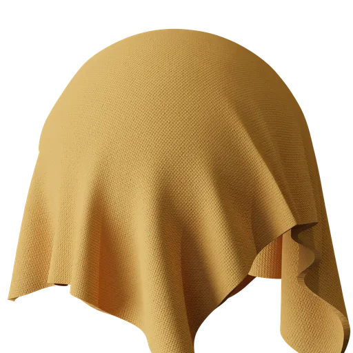 Detailed PBR Linen Fabric texture for Blender 3D rendering, suitable for virtual upholstery.