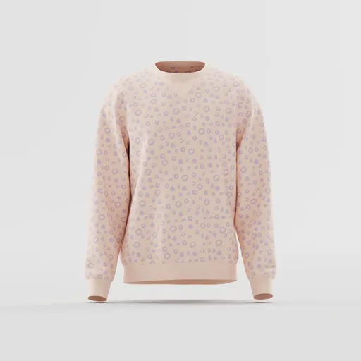 Pastel Leopard Spot Crewneck