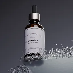 Luxury Serum Splash Scene