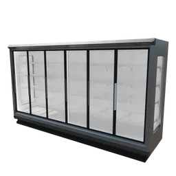 Glass door fridge x6