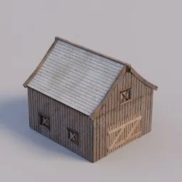 wooden barn