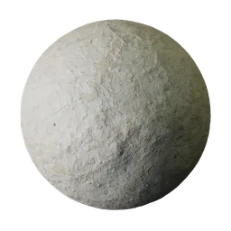 Chalk White Limestone Rock