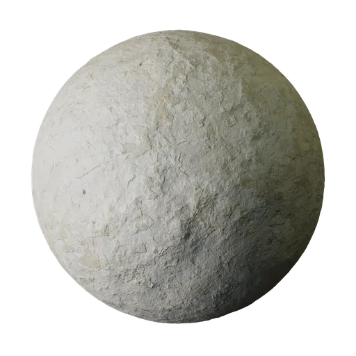 Chalk White Limestone Rock