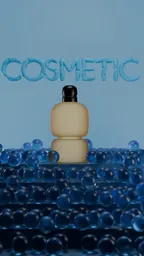 Blue Cosmetic Sphere Stage