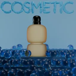 Blue Cosmetic Sphere Stage