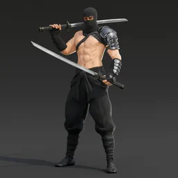 Ninja Warrior Rigged