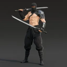 Ninja Warrior Rigged