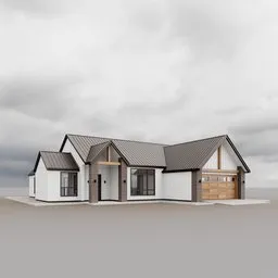 Scandinavian Style Home (Courtyard)