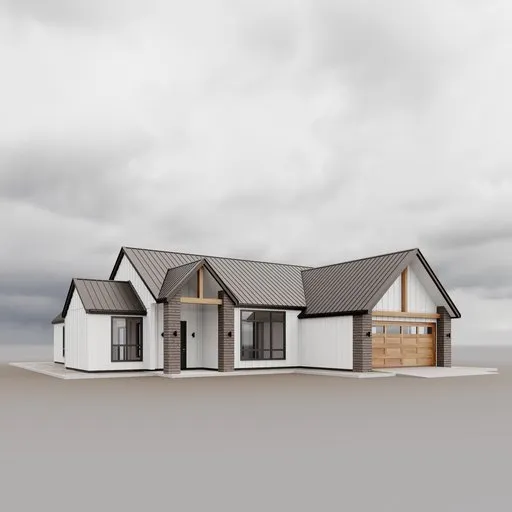 Scandinavian Style Home (Courtyard)
