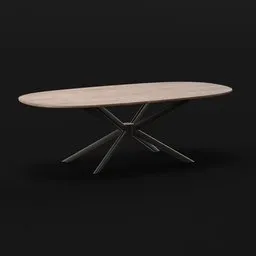 Oval Dining Table