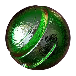 Iridescent Metal White Rough