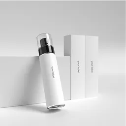 White minimal Face toner With box