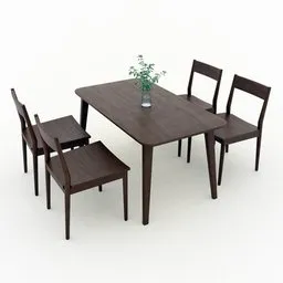 Dining table set