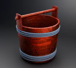 Wooden bucket