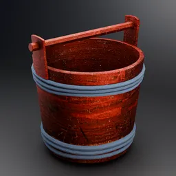 Wooden bucket