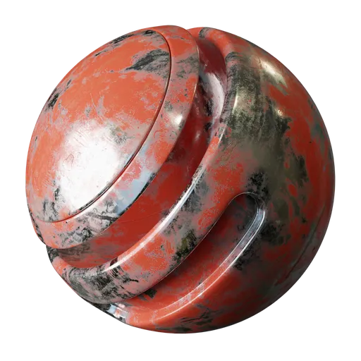 Steel Painted Scraped