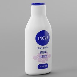 Body Lotion Blue Label White Bottle