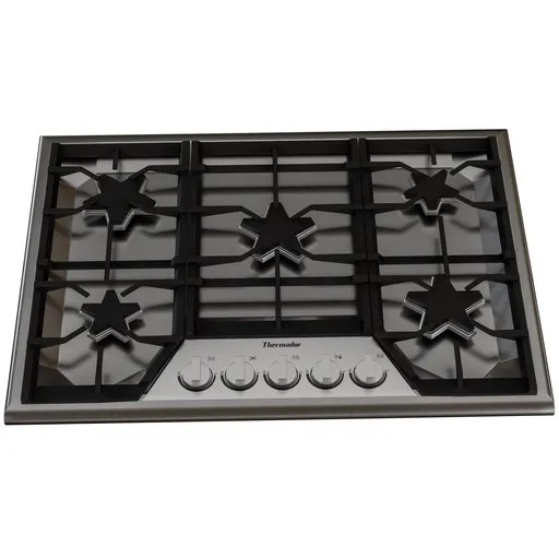Thermador Stainless Steel Cooktop