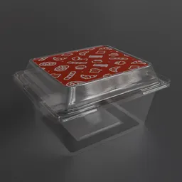 Plastic food storage box