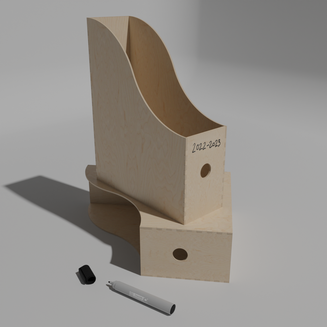 KNUFF IKEA Magazine Holder 3D Storage models BlenderKit