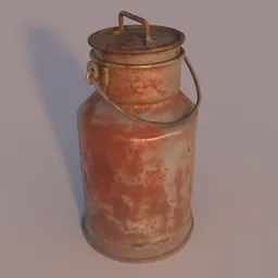 Rusted Milk Can
