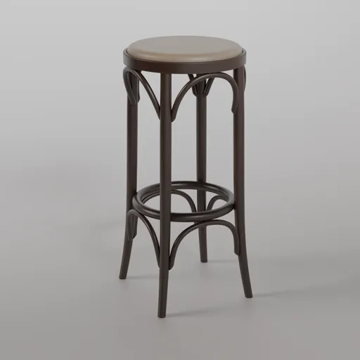 73 Barstool B112 - Dark Chocolate