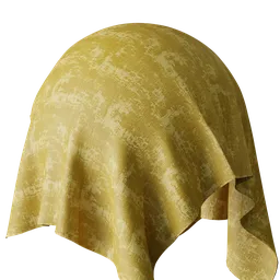 Graphical Gold Chenille