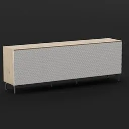 Modern Geometric Sideboard