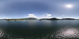 Sunny Cloudy Blue Sky Day