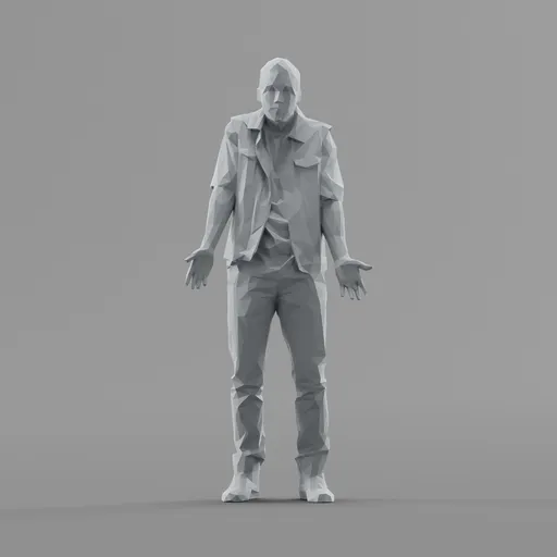Lowpoly Male Standing