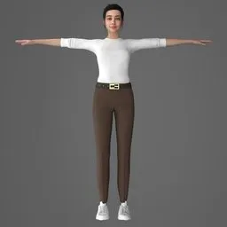 Woman Smart Casual Rigged