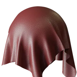 Rich Maroon Grain Leather