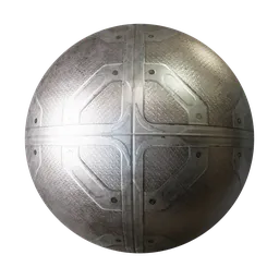 Industrial Sci-Fi Plated Metal
