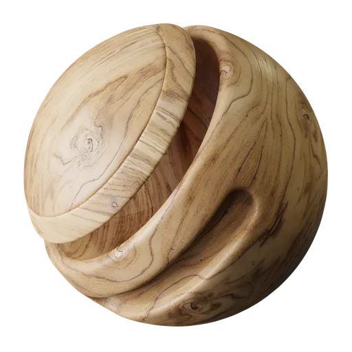 High-quality PBR light sanded wood texture for 3D rendering in Blender and other software.