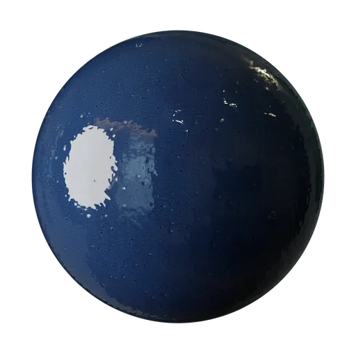 Navy Glazed Ceramic