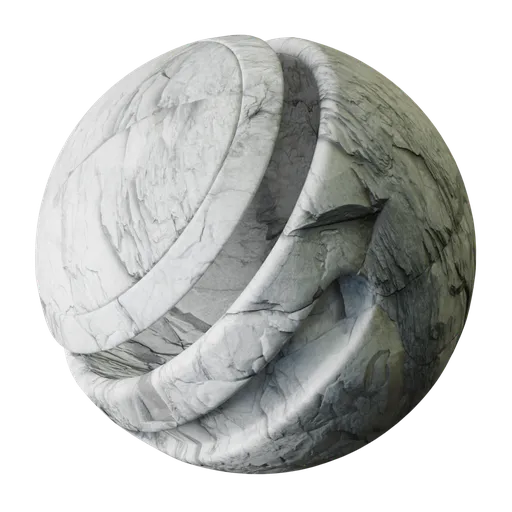 White Textured Rock