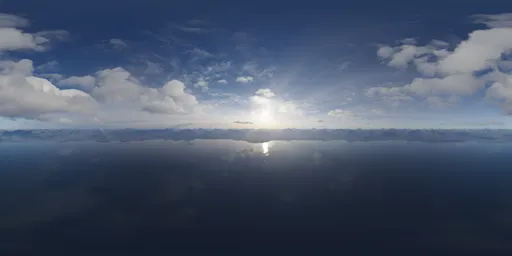 Aerial Landscape Cloudy Hazy Day
