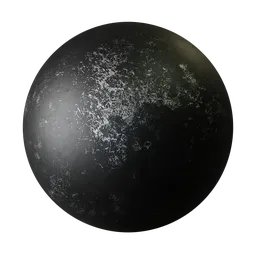 High-resolution textured 3D rendering of a PBR scratched metal surface for Blender modeling and animation.