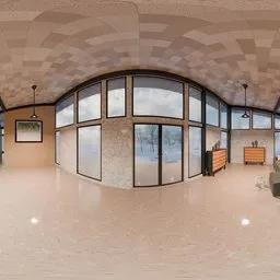 Modern Glass Living Space