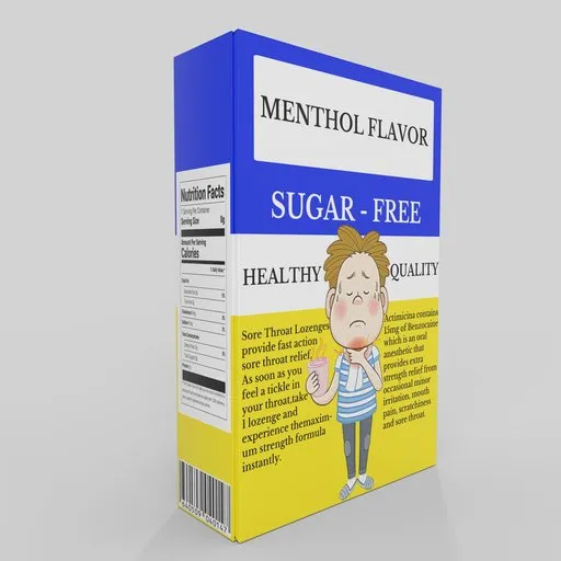 Menthol Lozenges Box