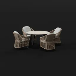 Woven Patio Dining Set