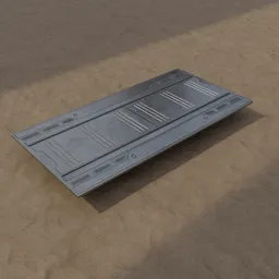 Industrial Sci-Fi Corridor Panel