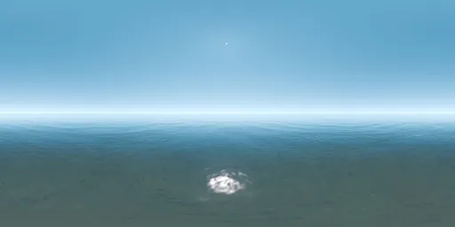 Sky Blue Open Water