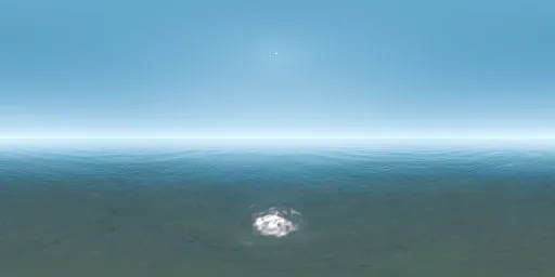 Sky Blue Open Water
