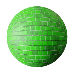 Procedural green brick