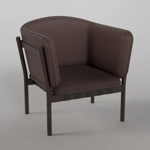 Dowel Lounge Armchair B112