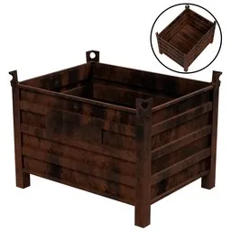 Metal Storage Bin