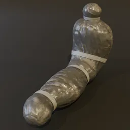 Halloween Dead Body in Bag Sitting