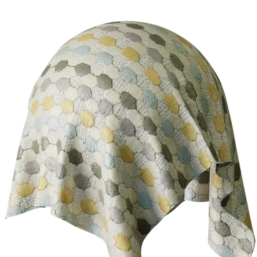 Polka Natural Embroidery