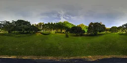 Black manhole cover at night